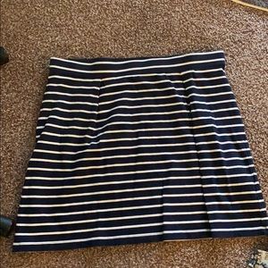 Striped cotton mini